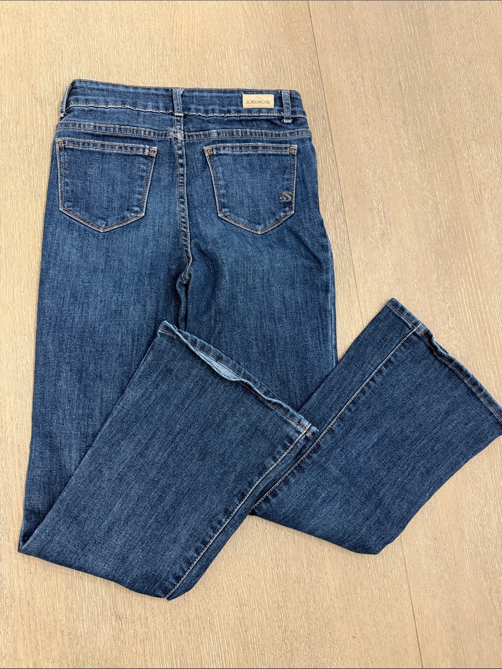 Dark Wash Flare Girls Jeans